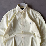 Butter Yellow Cotton-Linen Shirt