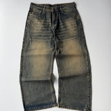 Vintage Tinted Wide-Leg