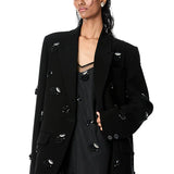 LYSITHEA Embellished Blazer